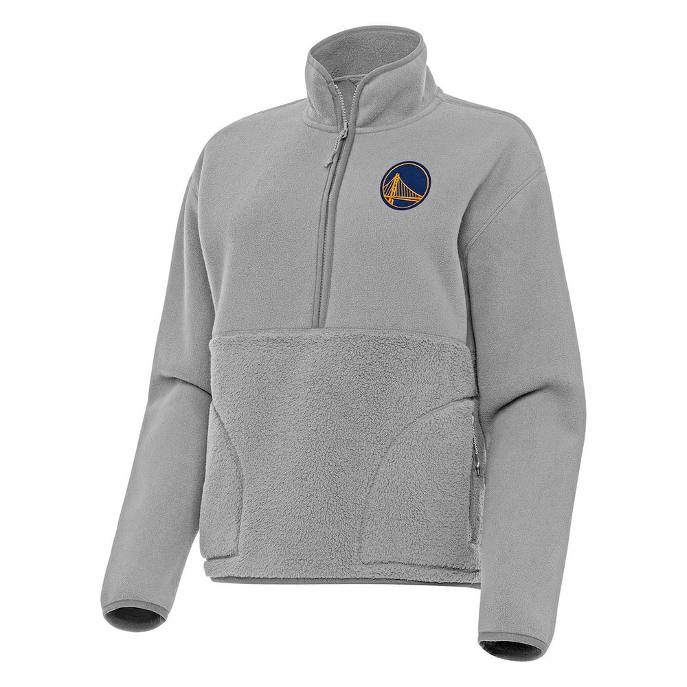 NBA Golden State Warriors Antigua Women's Figure Half-Zip Pullover Sweatshirt sale