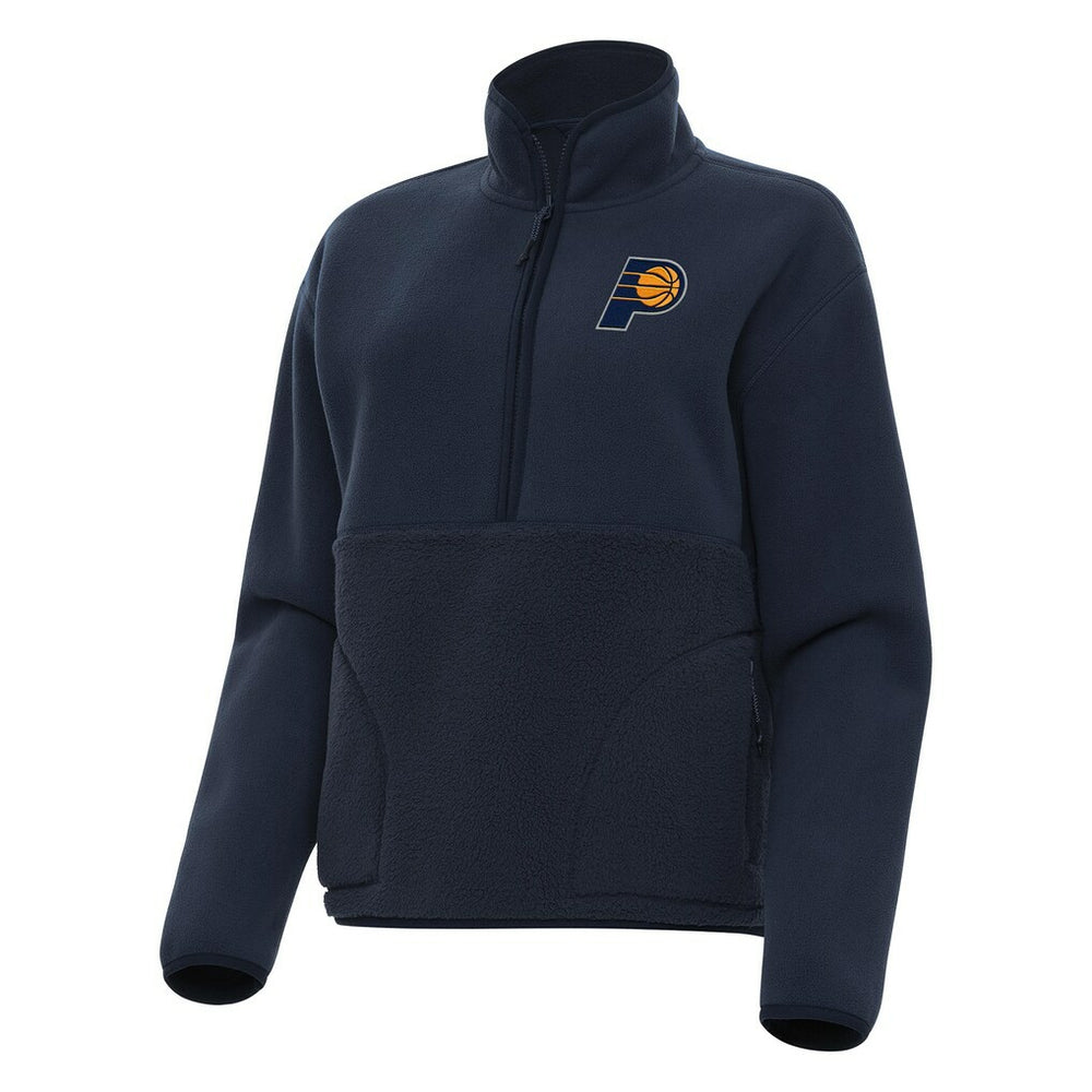 NBA Indiana Pacers Antigua Women's Figure Half-Zip Pullover Sweatshirt