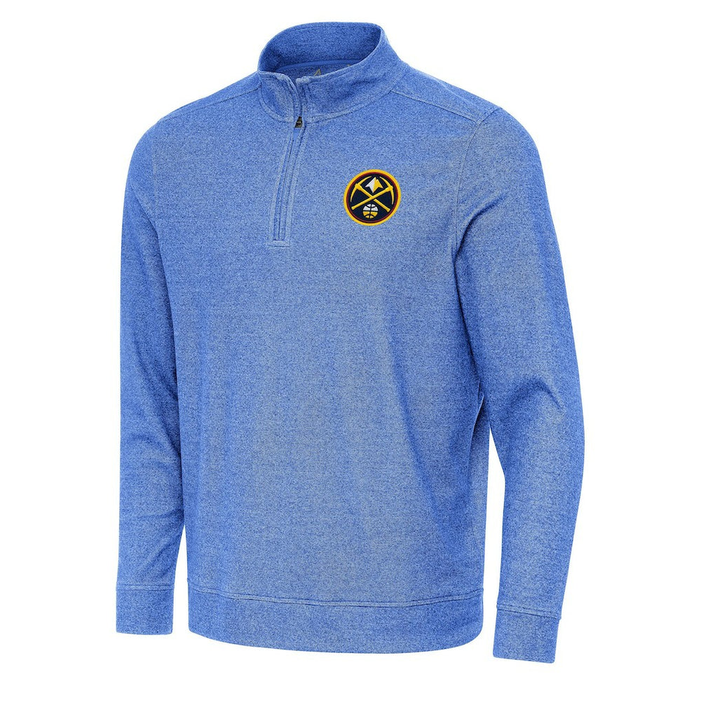 NBA Denver Nuggets Antigua Subtle Quarter-Zip Sweatshirt sale
