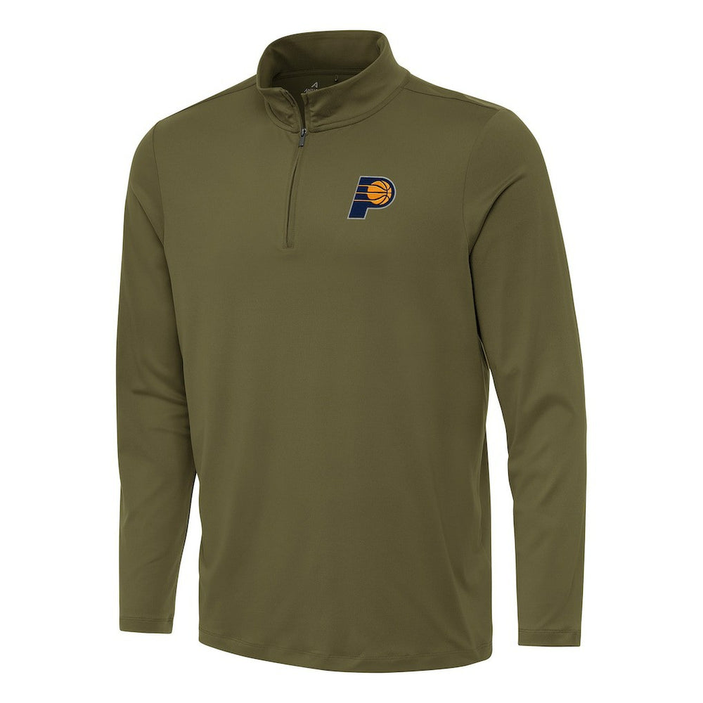 NBA Indiana Pacers Antigua Reprocess Quarter-Zip Top