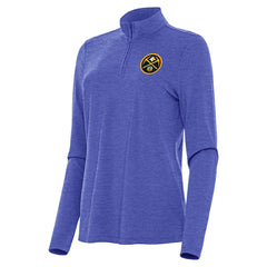 NBA Denver Nuggets Antigua Women's Bright Quarter-Zip Top sale