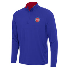 NBA Detroit Pistons Antigua Content Quarter-Zip Top sale