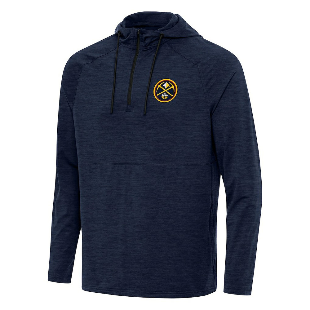 NBA Denver Nuggets Antigua Spikes Raglan Quarter-Zip Hoodie sale