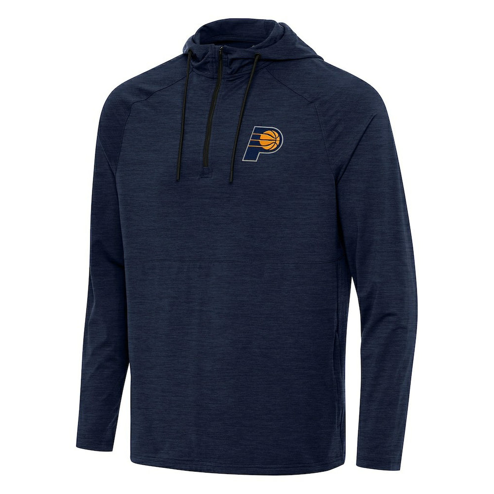 NBA Indiana Pacers Antigua Spikes Raglan Quarter-Zip Hoodie