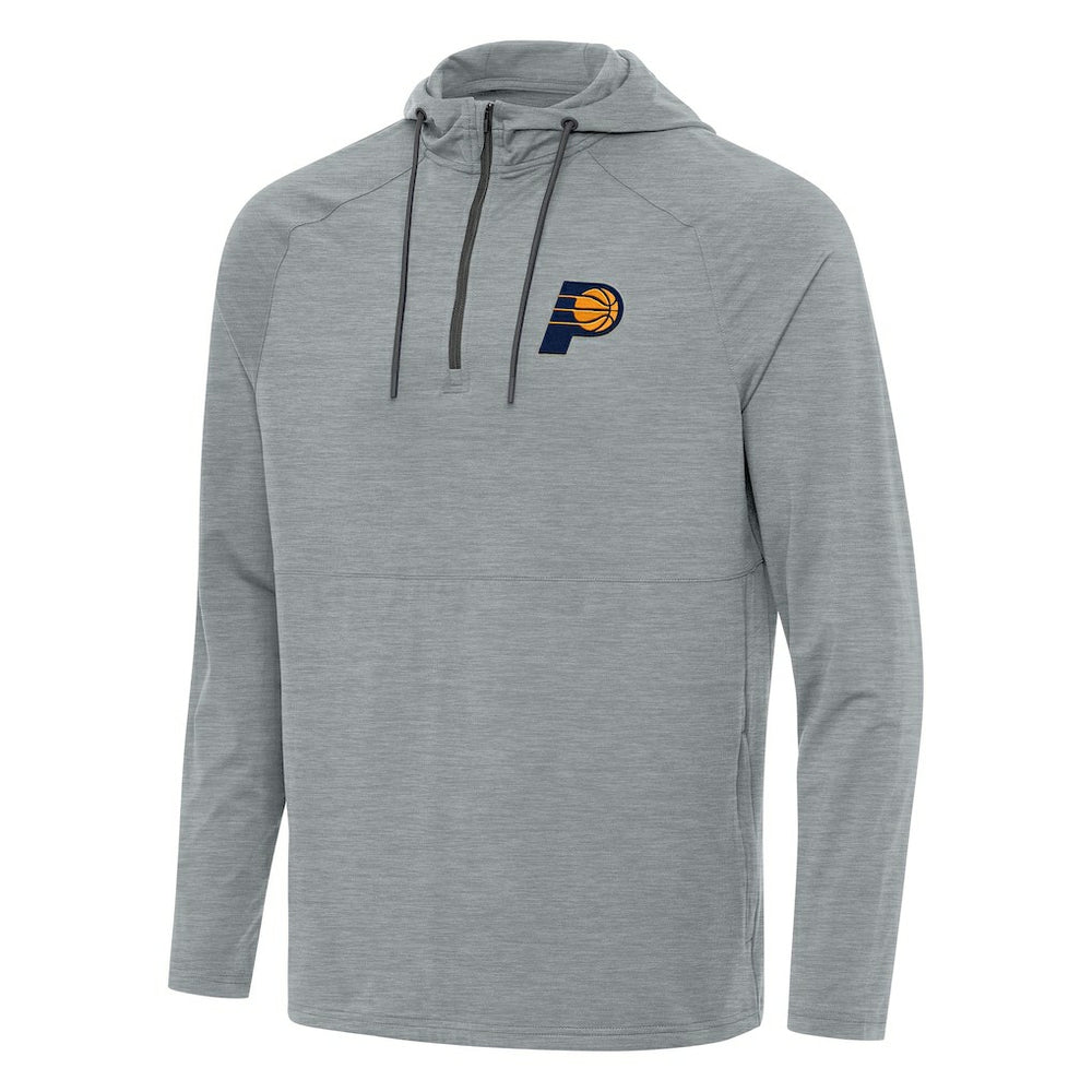 NBA Indiana Pacers Antigua Spikes Raglan Quarter-Zip Hoodie