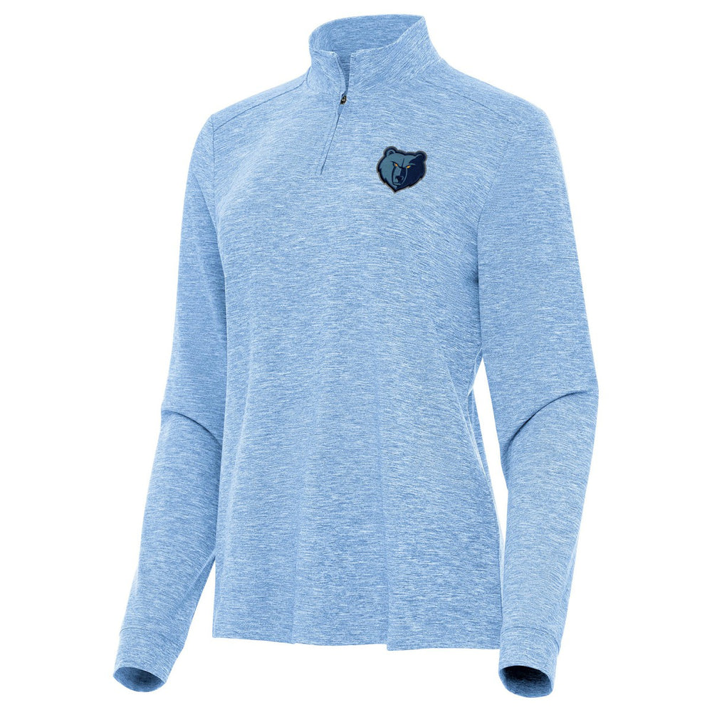NBA Memphis Grizzlies Antigua Women's Mentor Quarter-Zip Mock Long Sleeve Top