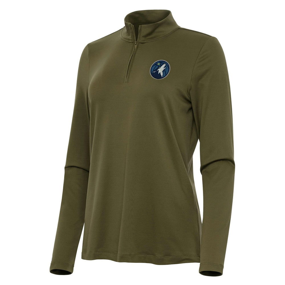 NBA Minnesota Timberwolves Antigua Women's Reprocess Quarter-Zip Top