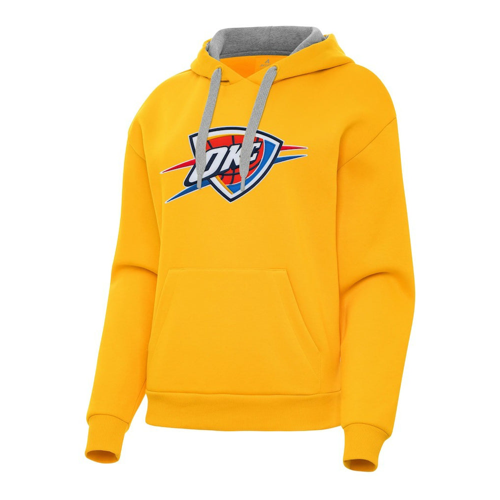 NBA Oklahoma City Thunder Antigua Women's Victory Pullover Hoodie