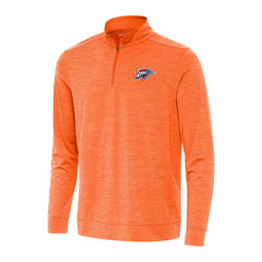 NBA Oklahoma City Thunder Antigua Bright Quarter-Zip Top