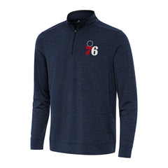 NBA Philadelphia 76ers Antigua Bright Quarter-Zip Top