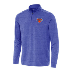 NBA New York Knicks Antigua Bright Quarter-Zip Top