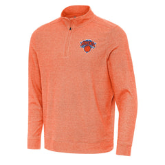 NBA New York Knicks Antigua Subtle Quarter-Zip Sweatshirt