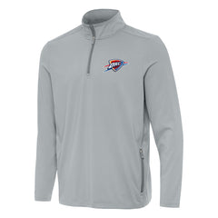 NBA Oklahoma City Thunder Antigua Perilous Quarter-Zip Sweatshirt