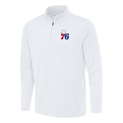 NBA Philadelphia 76ers Antigua Reprocess Quarter-Zip Top