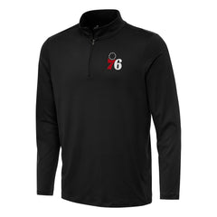 NBA Philadelphia 76ers Antigua Reprocess Quarter-Zip Top