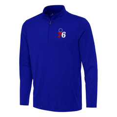 NBA Philadelphia 76ers Antigua Reprocess Quarter-Zip Top