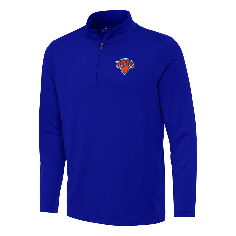 NBA New York Knicks Antigua Reprocess Quarter-Zip Top