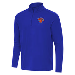 NBA New York Knicks Antigua Intent Quarter-Zip Top