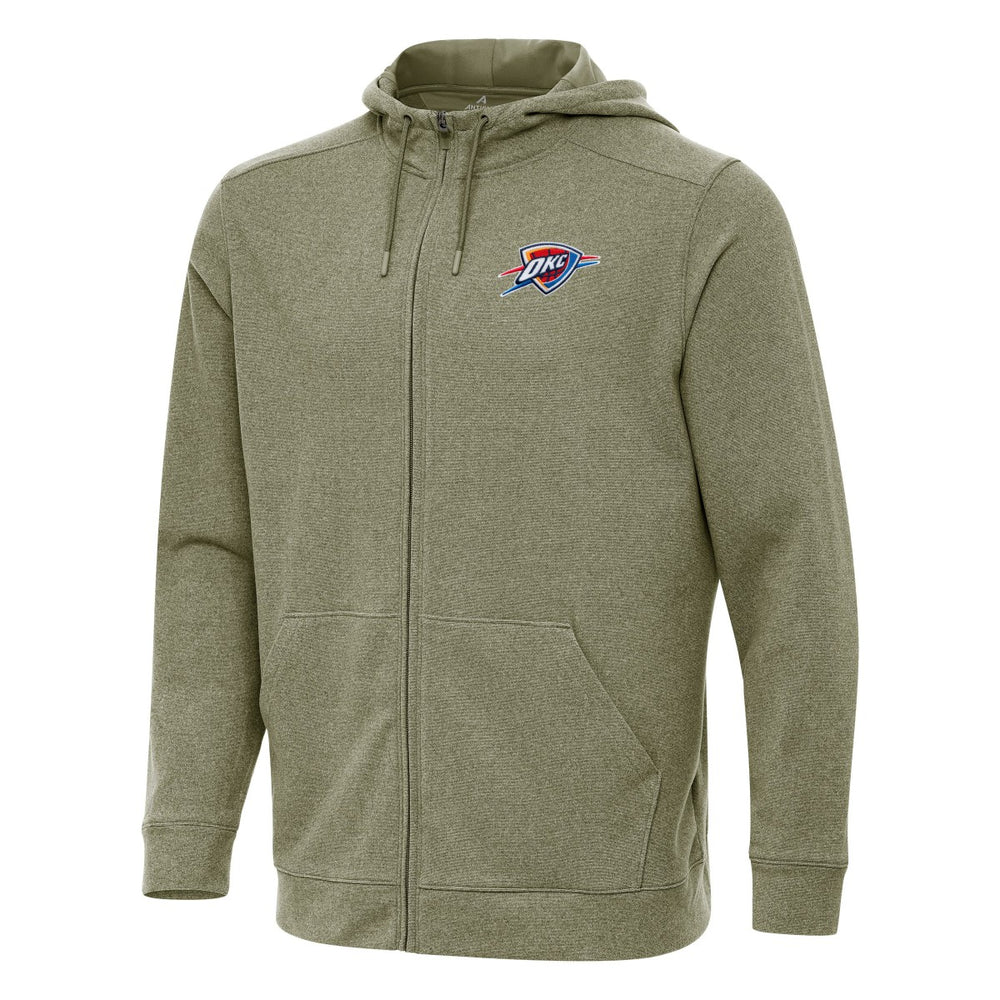 NBA Oklahoma City Thunder Antigua Effortless Full-Zip Hoodie Jacket
