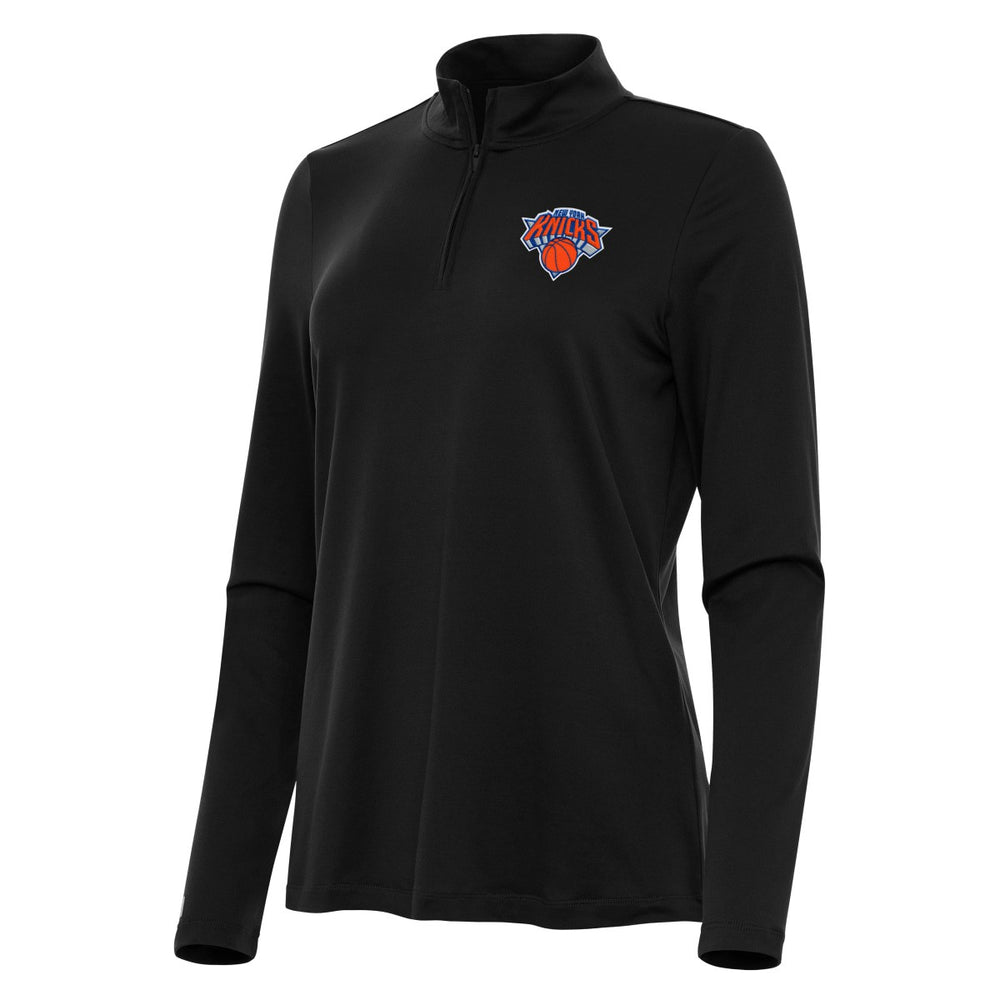 NBA New York Knicks Antigua Women's Reprocess Quarter-Zip Top