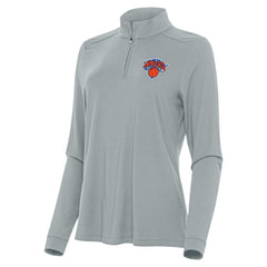 NBA New York Knicks Antigua Women's Intent Quarter-Zip Top