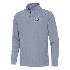 NBA Oklahoma City Thunder Antigua Twine Quarter-Zip Top