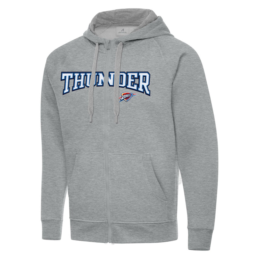 NBA Oklahoma City Thunder Antigua Big & Tall Victory Full-Zip Hoodie Jacket