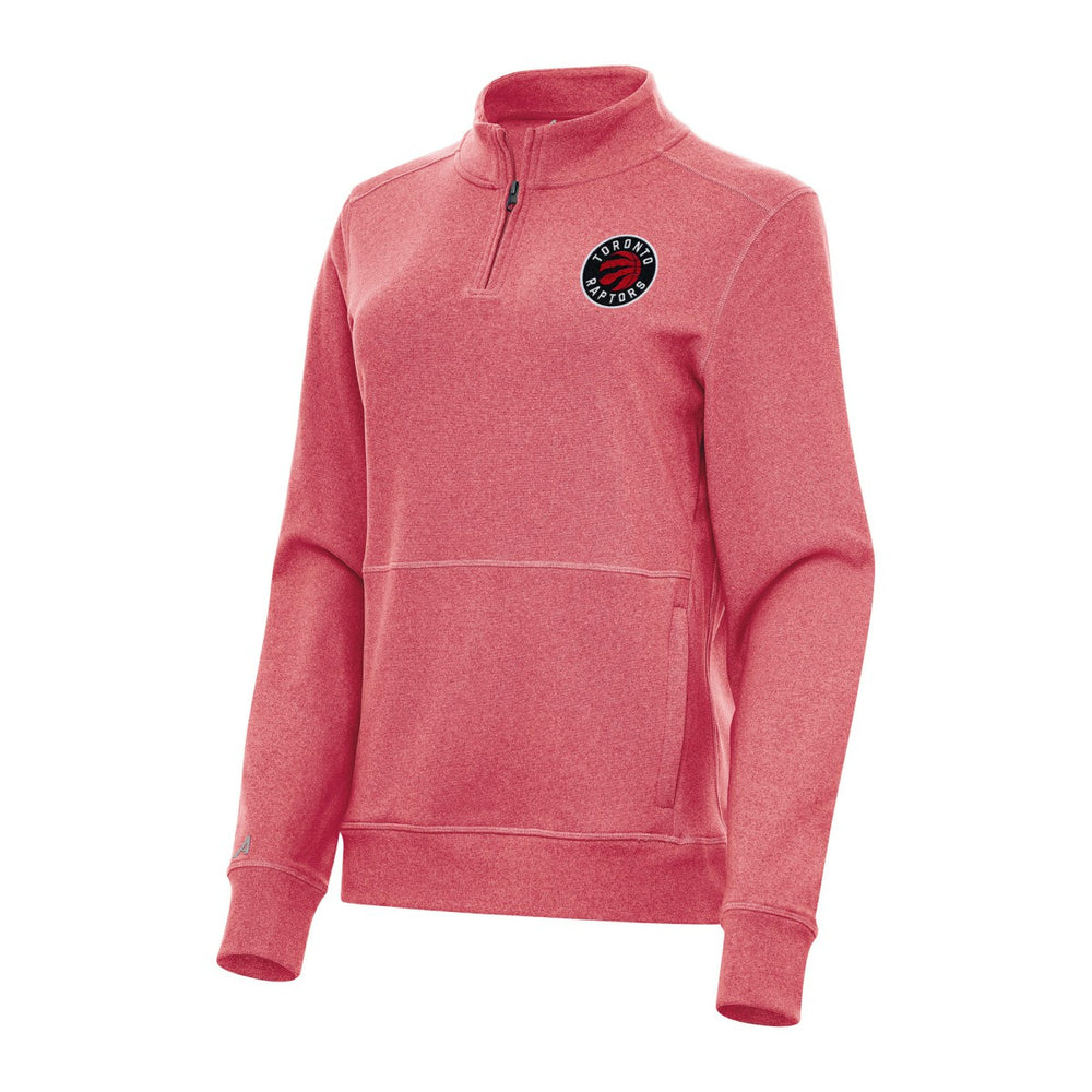 NBA Toronto Raptors Antigua Women's Crush Quarter-Zip Fleece Sweatshirt