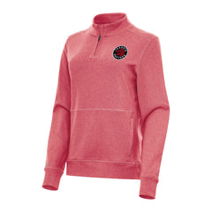 NBA Toronto Raptors Antigua Women's Crush Quarter-Zip Fleece Sweatshirt