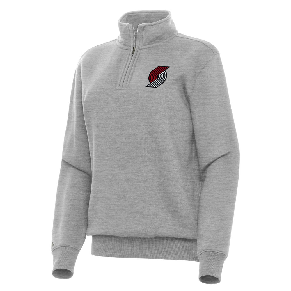NBA Portland Trail Blazers Antigua Women's Victory Quarter-Zip Sweatshirt