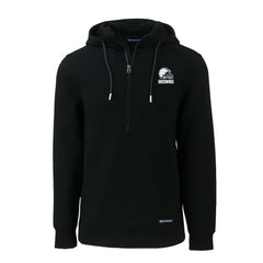Cutter & Buck Roam Eco Recycled Half-Zip Pullover Hoodie - Cleveland Browns