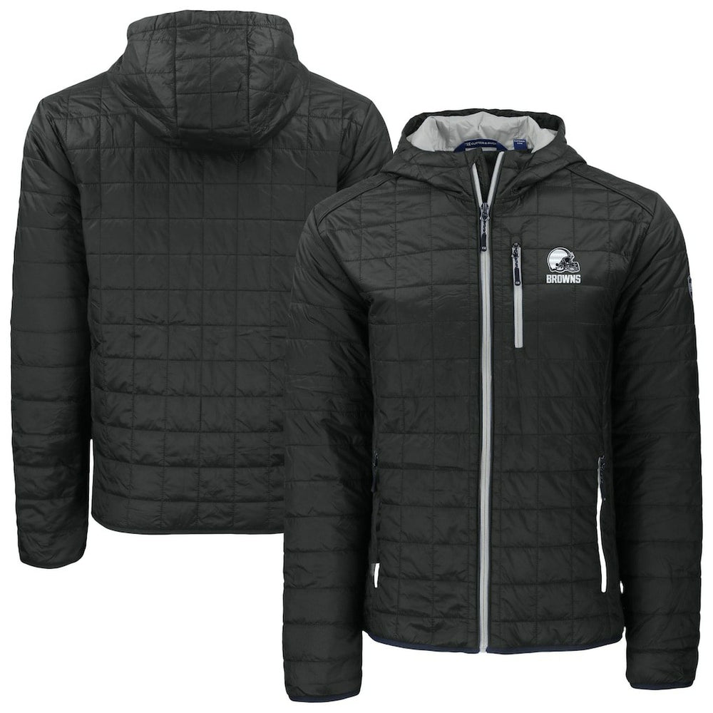 Cutter & Buck Rainier Primaloft Eco Full-Zip Hooded Jacket - Cleveland Browns