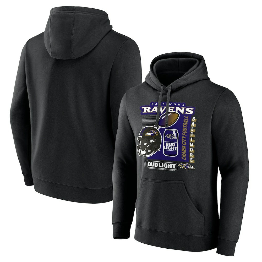 Bud Light Pullover Hoodie - Baltimore Ravens