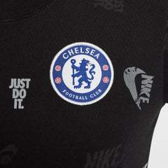Chelsea Youth Just Do It Crest T-Shirt - Nike Black