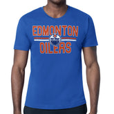 NHL Royal Edmonton Oilers Starter Mesh Look Team Name T-Shirt