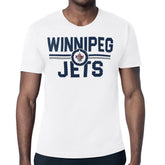 NHL White Winnipeg Jets Starter Mesh Look Team Name T-Shirt