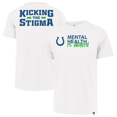 '47 Unisex Mental Health is Health Kicking the Stigma Franklin T-Shirt - Indianapolis Colts