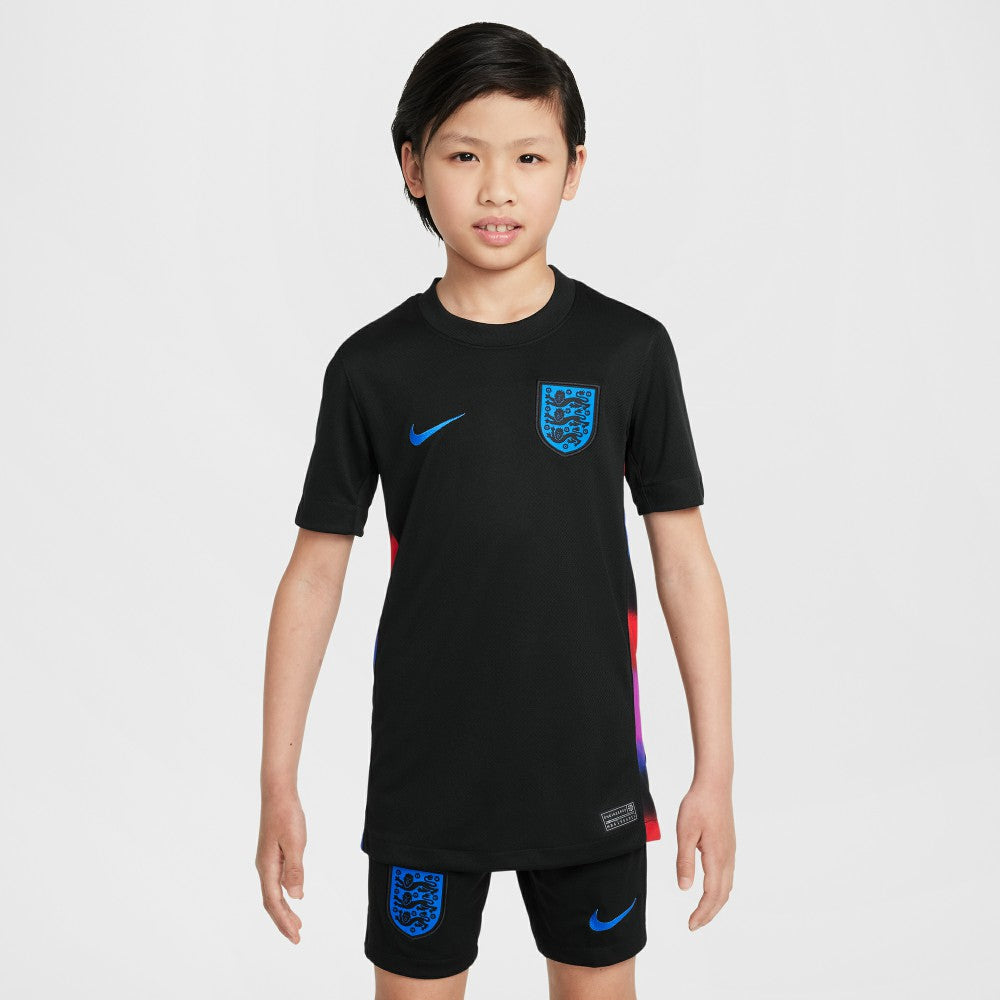England Women's National Team Youth 2025/26 Away Replica Jersey - Nike Black