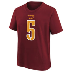 Jayden Daniels Preschool Player Name & Number T-Shirt - Washington Commanders