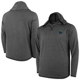 MLB Miami Marlins Butter Stripe Tri-Blend Long Sleeve Hoodie T-Shirt - Black