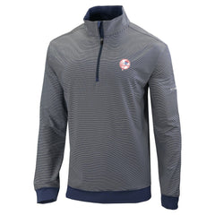 MLB New York Yankees Columbia Omni-Wick Even Lie Quarter-Zip Pullover Top