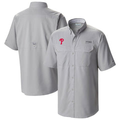 MLB Philadelphia Phillies Columbia Omni-Wick Low Drag Offshore Button-Up Shirt