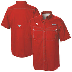 MLB Philadelphia Phillies Columbia Omni-Wick Low Drag Offshore Button-Up Shirt