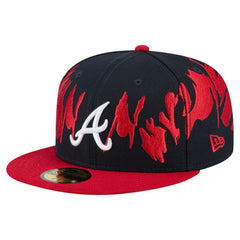 MLB Atlanta Braves New Era Retro Pattern 59FIFTY Fitted Hat