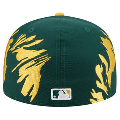 MLB Athletics New Era Retro Pattern 59FIFTY Fitted Hat