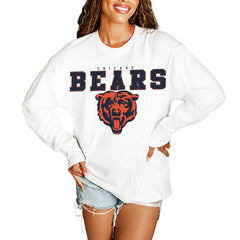 Gameday Couture Women's Big Goals Oversized Long Sleeve T-Shirt - Chicago Bears