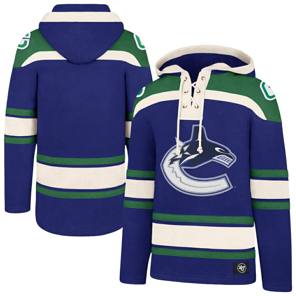 NHL Royal Vancouver Canucks '47 Superior Lacer Hoodie