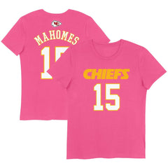 Patrick Mahomes Girls Youth Player Name & Number T-Shirt - Kansas City Chiefs