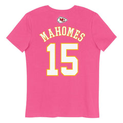 Patrick Mahomes Girls Youth Player Name & Number T-Shirt - Kansas City Chiefs