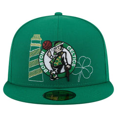 NBA Boston Celtics State Stitch 59FIFTY Fitted Hat